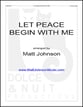 Let Peace Begin With Me Vocal Solo & Collections sheet music cover